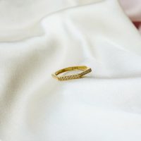 انگشتر طلا نگین دار کد R011
