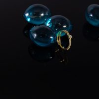 انگشتر طلا نگین دار کد R029