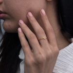 انگشتر طلا طرح الماس کد R046