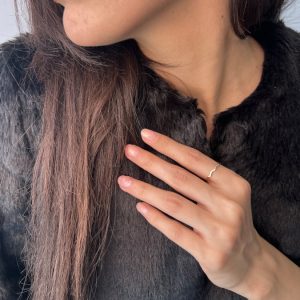 انگشتر طلا طرح رینگ کد R062