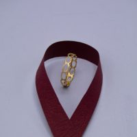 انگشتر طلا طرح مربع کد R051