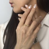 انگشتر طلا نگین دار کد R040