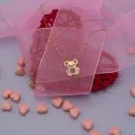 گردنبند طلا طرح خرس کد N087