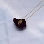 گردنبند طلا طرح دختر کد N086