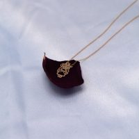گردنبند طلا طرح دختر کد N086
