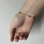 دستبند طلا طرح ونکلیف کد B045