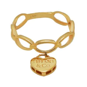 انگشتر طلا تیفانی طرح قلب کد R063