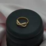 انگشتر بی نهایت طلا کد R073