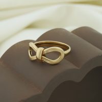 انگشتر طلا طرح پاپیون کد R070