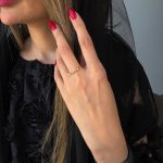 انگشتر طلا گوی دار کد R076