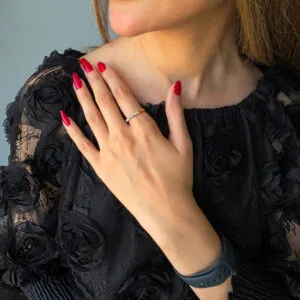 انگشتر طلا گوی دار کد R077