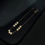 دستبند طلا دایره ایی کد B040