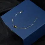 دستبند طلا طرح تیفانی کد B046