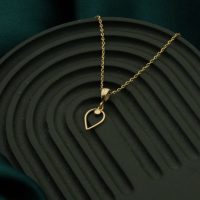پلاک طلا طرح اشک کد P051