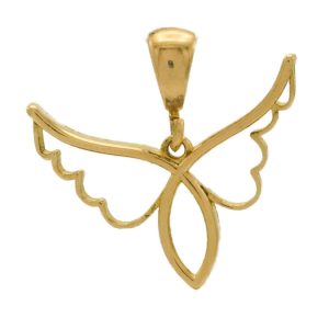 پلاک طلا طرح بال کد P057