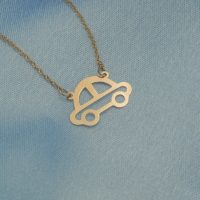 گردنبند طلا طرح ماشین کد N158