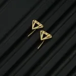 گوشواره طلا طرح الماس کد E019