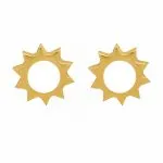 گوشواره طلا طرح خورشید کد E015
