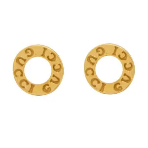 گوشواره طلا طرح دایره کد E016