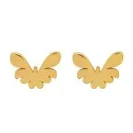 گوشواره طلا طرح پروانه کد E013