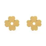 گوشواره طلا طرح گل کد E014