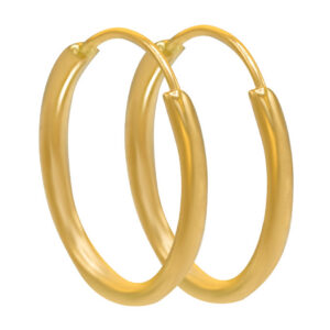 گوشواره حلقه ای طلا E024